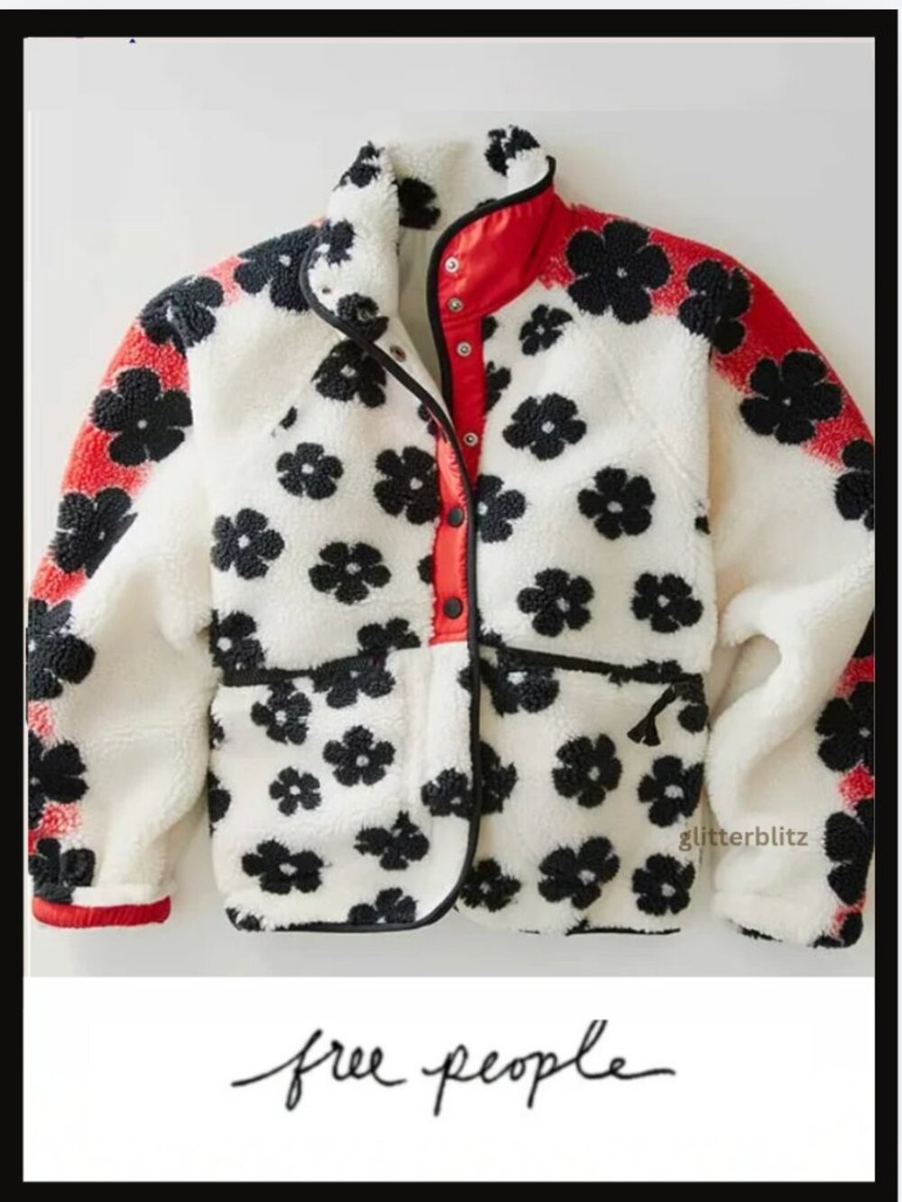 Free People Hit the Slopes Printed Fleece Jacket 🌺 - Picture 1 of 10
